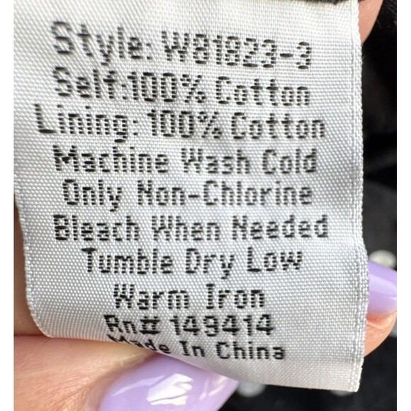 Johnny Was Workshop Size L Polkalona Floral Paperbag Shorts Boho Chic Cotton - Picture 7 of 13